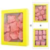 16Pcs Cartoon Bear Hand Pie Molds Mini Cookie Baking Mould Dough Press Mold Cookie Stamper Tool for Mother Day Gift