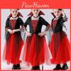 Kinder Halloween Cosplay Kostüm Vampir Dämon Hexe Prinzessin Kleid Für Bühnenshow