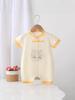 Chinese Trendy Embroidery Infant Jumpsuit - Summer Style Boneless Crawling Bodysuit