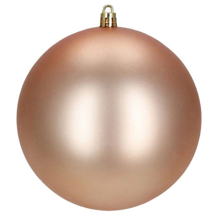 Christmas Tree Ornaments - SPRINGOS - Set of 4 - 12 Cm - Unbreakable - Pink