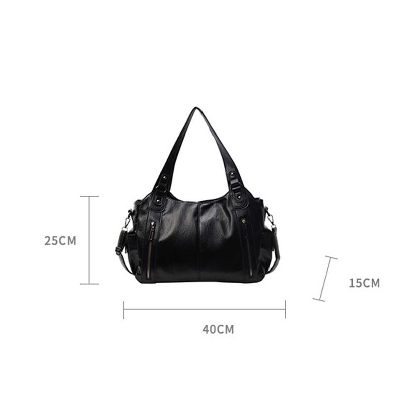 High Quality Women's Bag New Urban Trend Style Shoulder Bag Versatile Casual Large Capacity Commuter Zipper Handbag