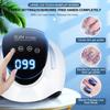 220W UV LED Lamp Big LCD Touch Screen Nail Dryer Manicure with 4 Timer Automatic Sensor 57 LEDs Nail Lamp for Fingernail & Toena