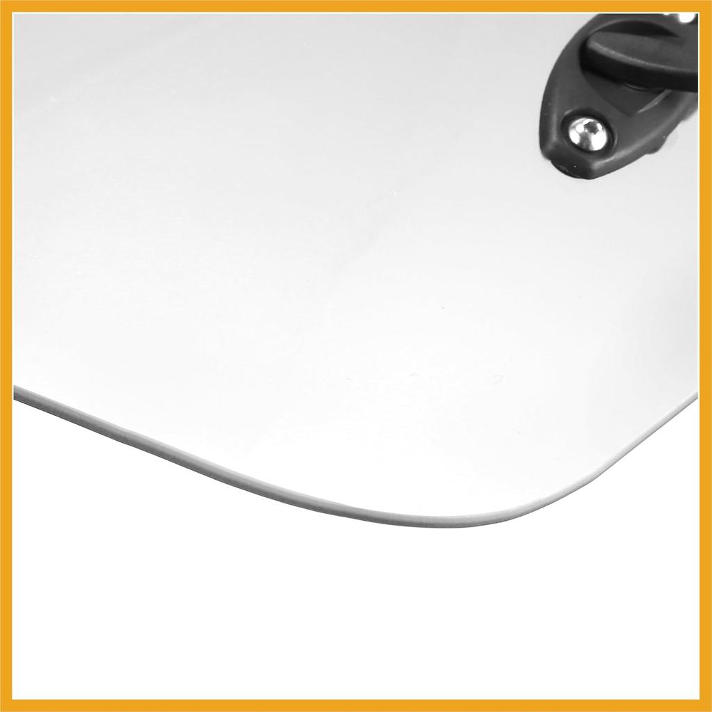 28.5cm Motorcycle Windshield Motorcycle Wind Deflector Clear Lens Adjustable Clip Windshield Extension Universal Fit for Most Motorcycle Scooter