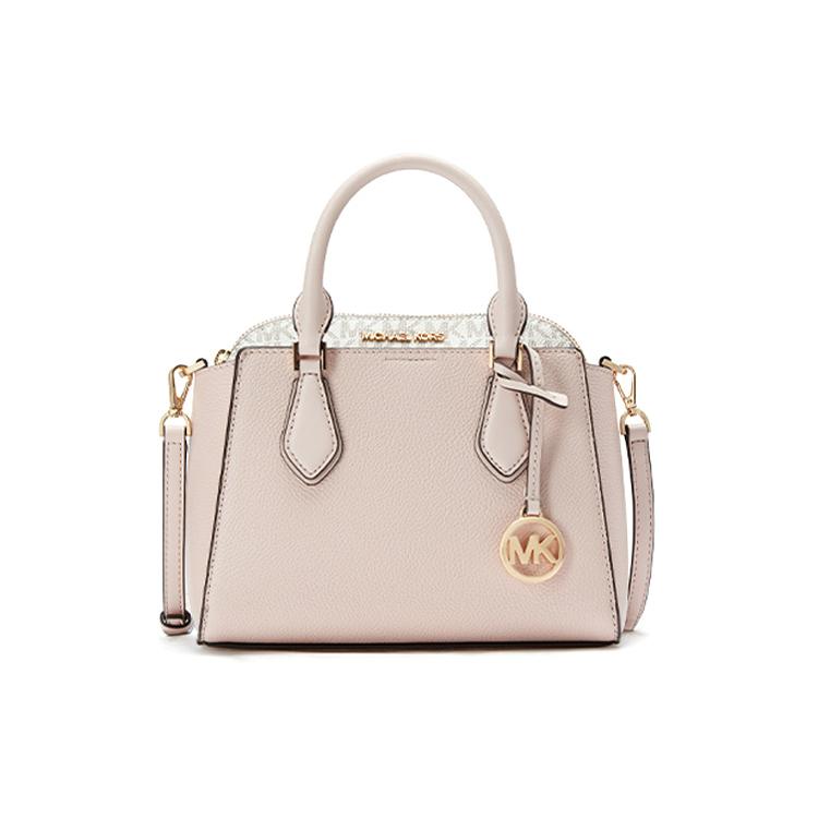 

New MICHAEL KORS Daria Leather Combo Bag, Crossbody Bag, Handbag Small Women s Pink 35F0GDIC1L-PWD-BLSH-MLT 22.1*10.9*16.0CM