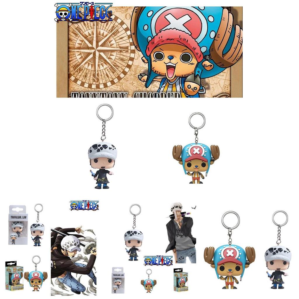 Pop Best-selling One Piece Luffy Anime Pvc Keychain Toy Gift Wholesale