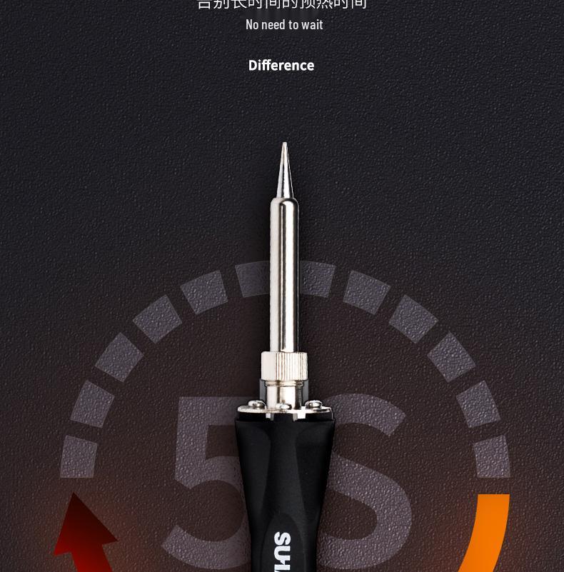Digital Display Adjustable-Temperature High Power Soldering Iron Set