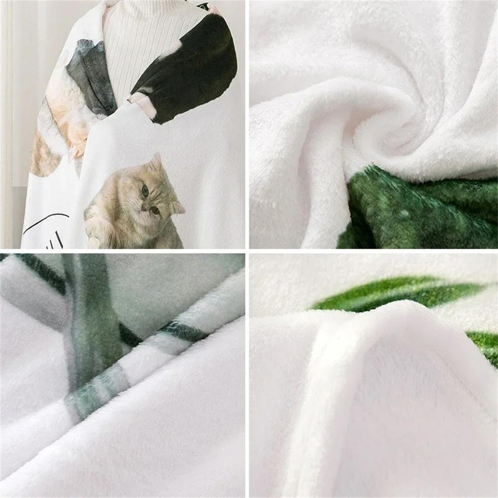 THE AMAZING DIGITAL CIRCUS Cartoon Blanket Warm Flannel Blankets Soft Cozy Blanket Sofa Travel Blanket Bed Linings Birthday Gift