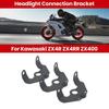 Set of 3 Small Fixed Brackets for Kawasaki ZX4R Headlight Cowl