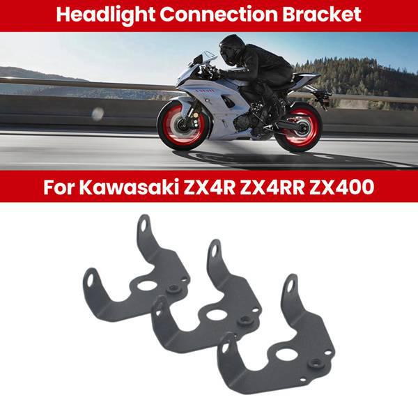 Set of 3 Small Fixed Brackets for Kawasaki ZX4R Headlight Cowl