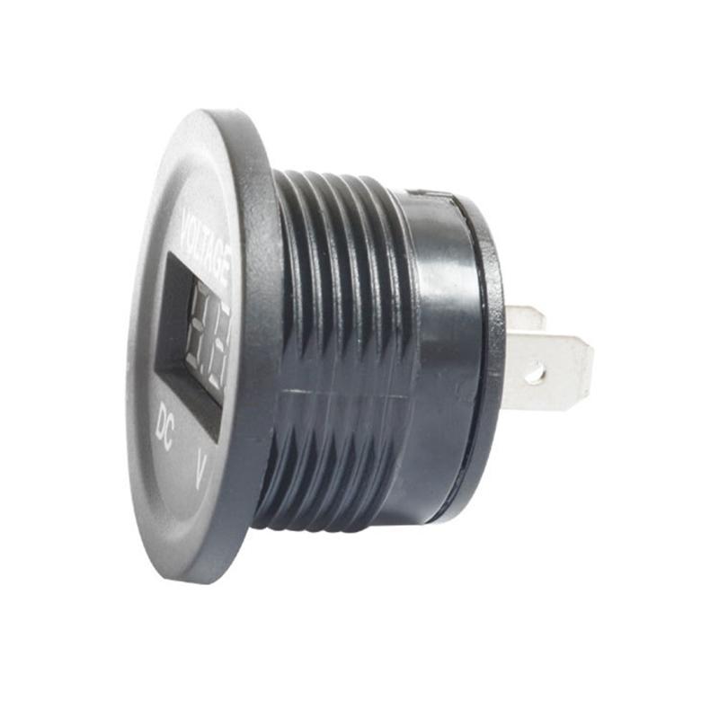 Contor de tensiune cu afișaj digital rotund, piese de modificare pentru măsurarea voltmetrului pentru monitorizarea vehiculelor auto/motocicletă