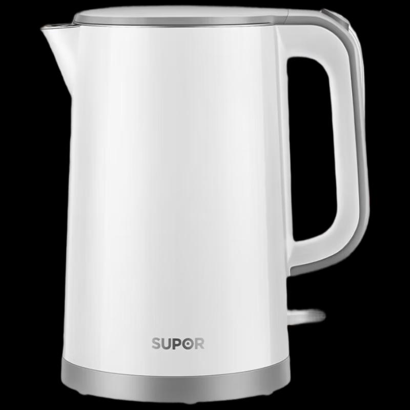 Supor 1.5L 316 Stainless Steel Electric Kettle CN Plug (adapter Included)