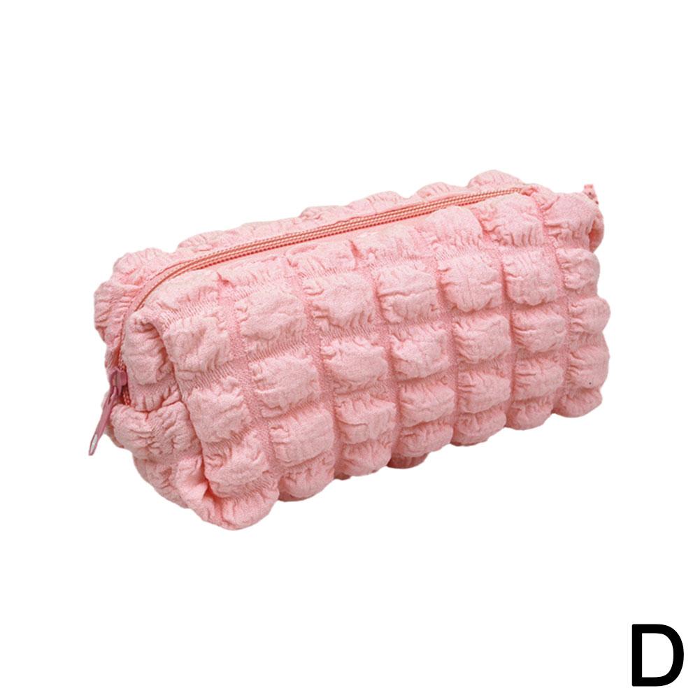 Stor Kapacitet Fluffig Pennfodral Stationär Förvaringslåda Mjuk Hållbar Bärbar Pennfodral Kosmetikaväska Sminkväska Skolmaterial