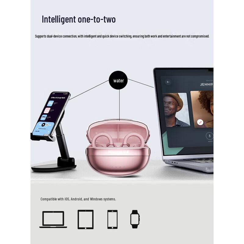 Newsmy A50 Ear Clip Bluetooth Earbuds