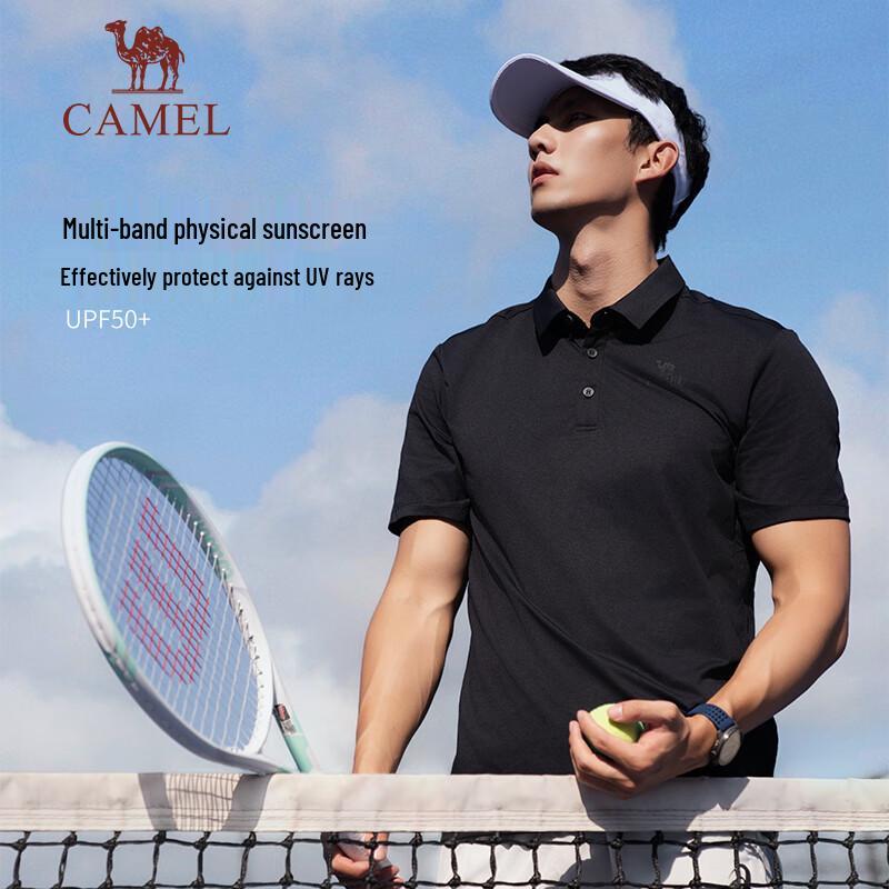 CAMEL Outdoor Quick-Dry Breathable Polo Shirt