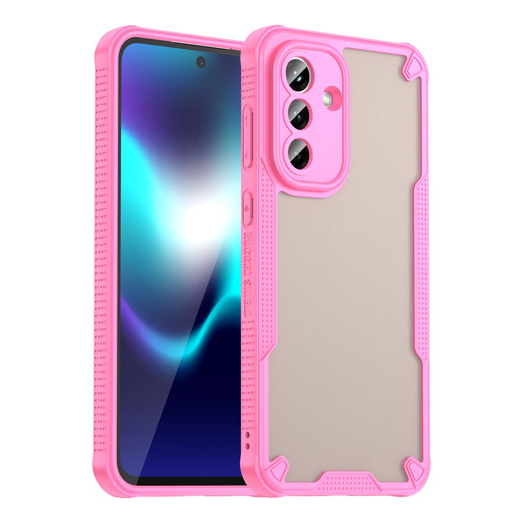 For Samsung Galaxy A37 5G Case PC + TPU Semi-Transparent Frosted Finish Protective Phone Cover