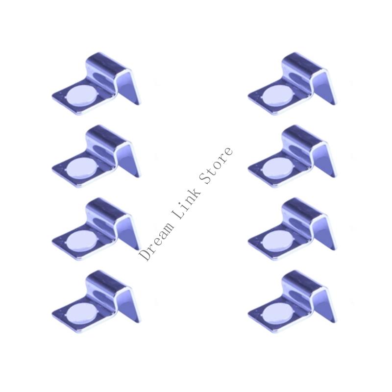 Q1FD Practical Tanks Lid Clip 8pcs Rustproof Fishtanks Glass Cover Holders Clamps for Frameless Aquariums Secure Fastening