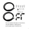 Power Steering Pump Hose Kit Replace Braided Universal 551082 for Engines Spare Parts Easily Install