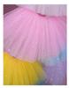 Girls' White Sequin Tutu Ballet Skirt for Dance