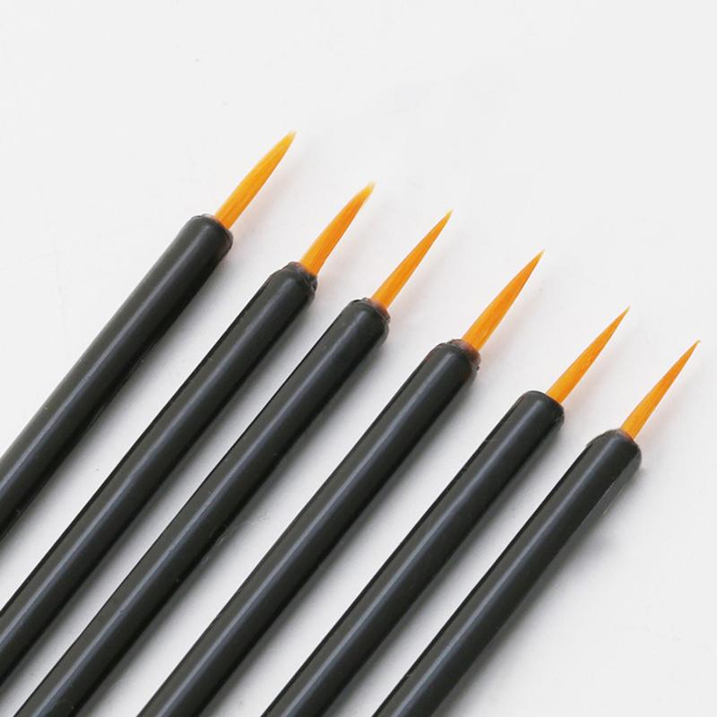 50Pcs Disposable Nail Brush Nail Art Liner Brushes Gel Nail Brush Gel Nail Polish Painting Brush Drawing Nail Art Brush Pen