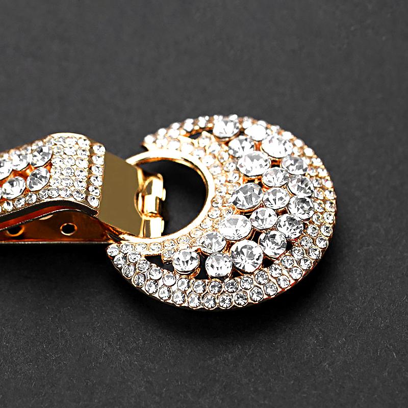 1PC Duckbill Buckle Overcoat Decor Shiny Rhinestone Fashion Metal Button Originality Cardigan Button Clothing Accessory