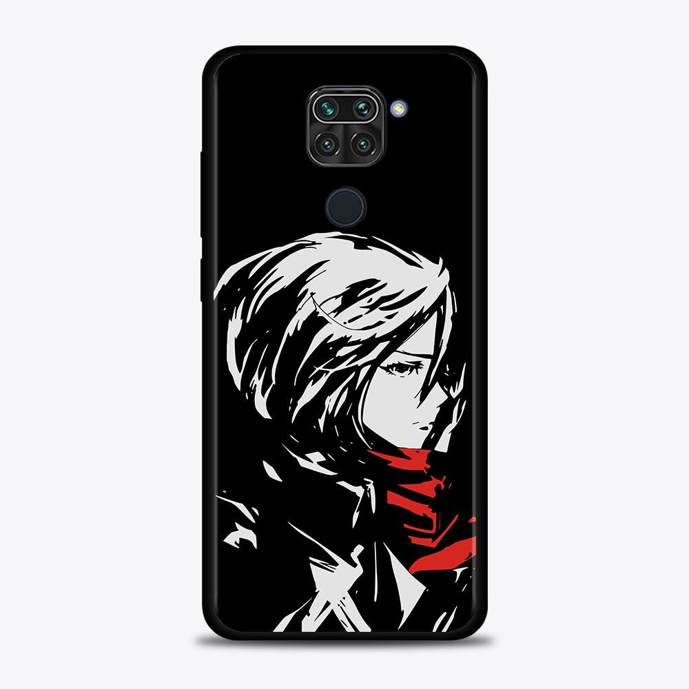 Attack On Titan Girl1 Anime Telefon Kabuk Xiaomi Redmi Için Not 10 9 9S 9T 8 8T 7 Pro Max Kapak Redmi için K40 9 9T 9A 9C Yumuşak Kılıf