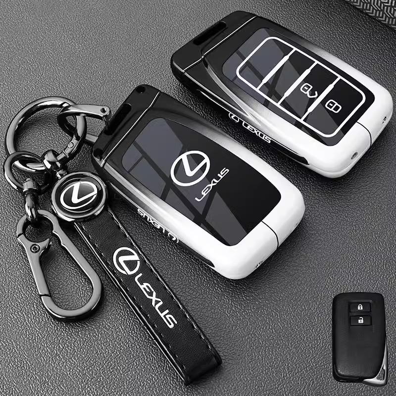 2026 Hot Interior Stickers Zinc Alloy Car Key Case Cover Protect Shell For Lexus NX 200 NX300H RX 350 450H ES 350 ES 300h Auto R