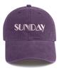 Wig Sunday Cation Ball Cap - Purple