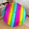 1pc Rainbow Glitter Pattern Umbrella Design Automatic Opening and Closing Umbrella, High-quality Travel Umbrella, Lightweight and Portable, -15
