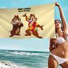 Chip 'n Dale Rettungspatrouille Zeichentrick Strandtuch Niedlich Kawaii Zimmerdeko Bad Mädchen Kinder Handtücher Für Badezimmer Dusche
