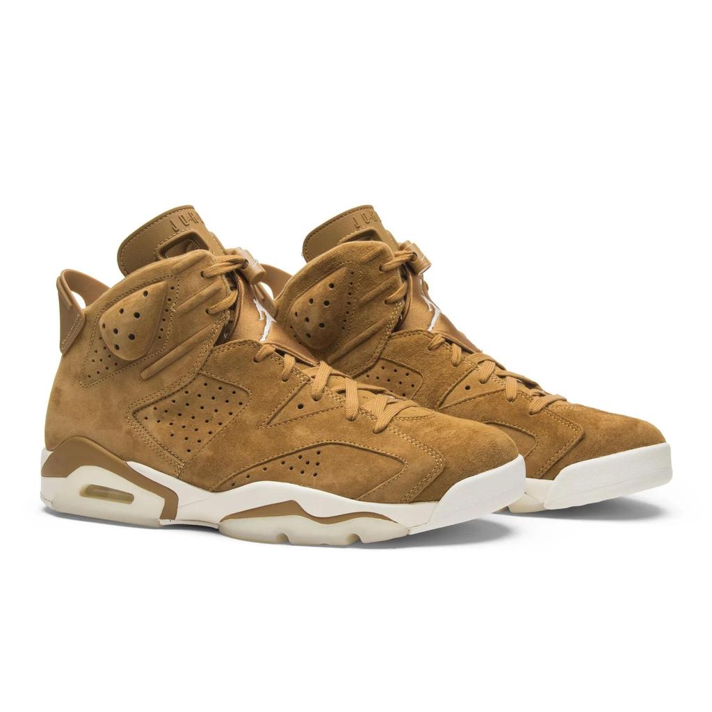 Air Jordan 6 Retro 'Wheat' (Uniseks) Golden Harvest / Sail-Golden Harvest Vintage Basketbalschoenen 384664 705