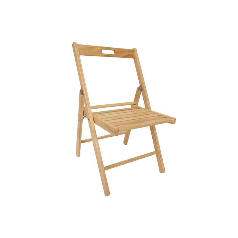 

Портативное складное кресло из массива дерева со спинкой для использования на открытом воздухе и на балконе 45 x 49.5 x 77.5 cm