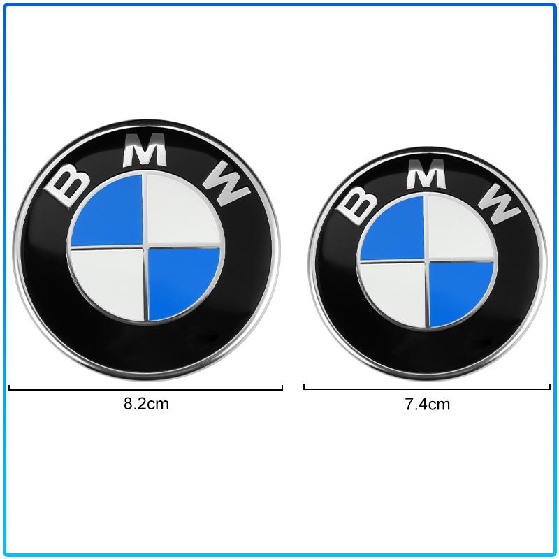 1Pcs 74/82mm Car Emblem Badge Hood Front Rear Trunk Logo For BMW M E46 E90 E60 F30 F10 X1 X2 X3 X5 X4 X6 X7 X8 G30 G20 G32 G11