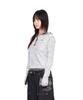 AAKAM Camo Contrast Hooded Long Sleeve (White)