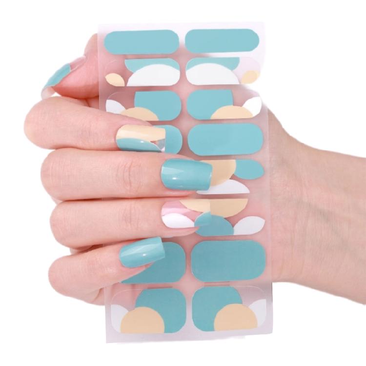Gels Nail Sticker French Tip Nails Polish Strips Manicures Sticker Waterproof Gels Nail Wraps Gels Nail Strips