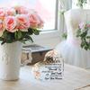 2D Flat, Heart-Shaped Acrylic Desk Decor Plaque, Ideal Gift for Birthdays, suitable for wall decoration, porch, room, villa, accents Home, Hallway, or