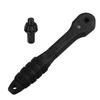 Ratchet Drill Chuck Key Wrench Anti-Slip Handle Ergonomic Multipurpose Universal Double Head Drill Press Chuck Key Mini Ratchet Spanner