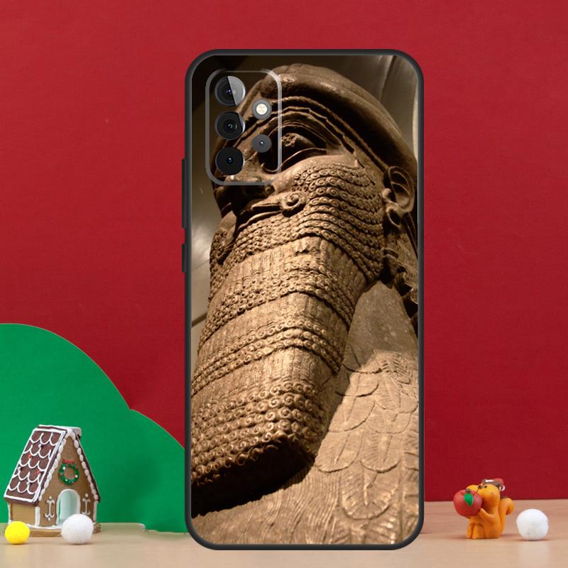Lamassu Assyrian Winged Lion Case For Samsung Galaxy A55 A52 A32 A12 A33 A06 A16 A26 A36 A56 A15 A53 A13 A34 A54 A14 A17