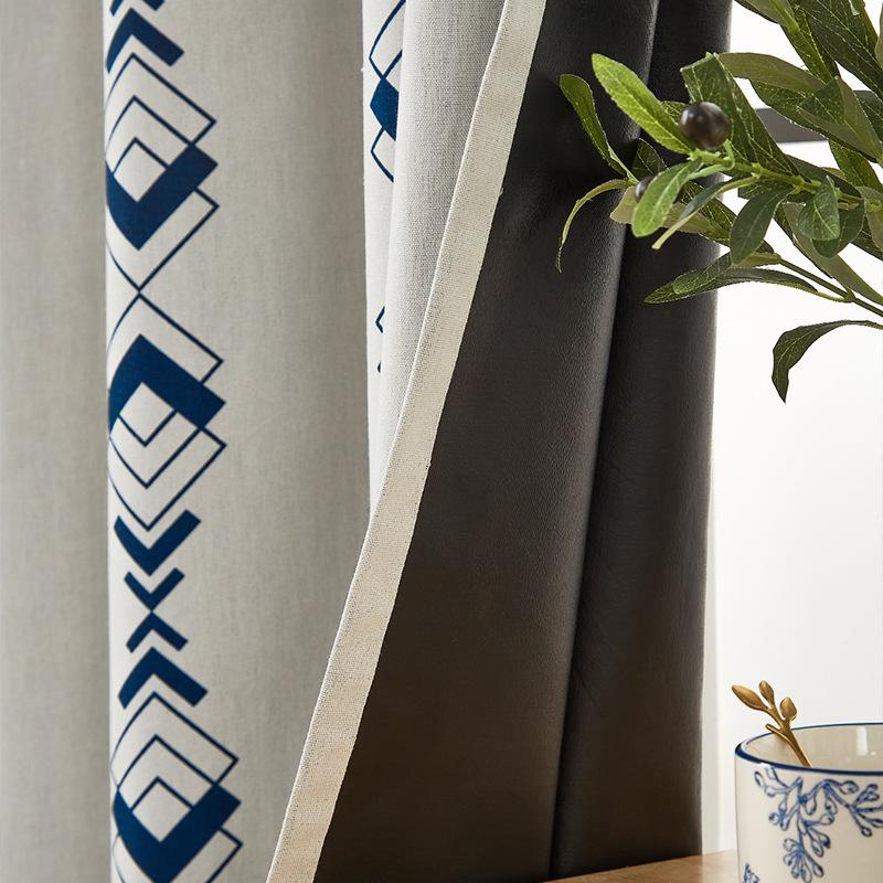 Blackout Curtains, Retro Pattern Design, Grommet Top, Thermal Insulated Drapery, Luxury Vintage Window Treatment for Bedroom Living Room