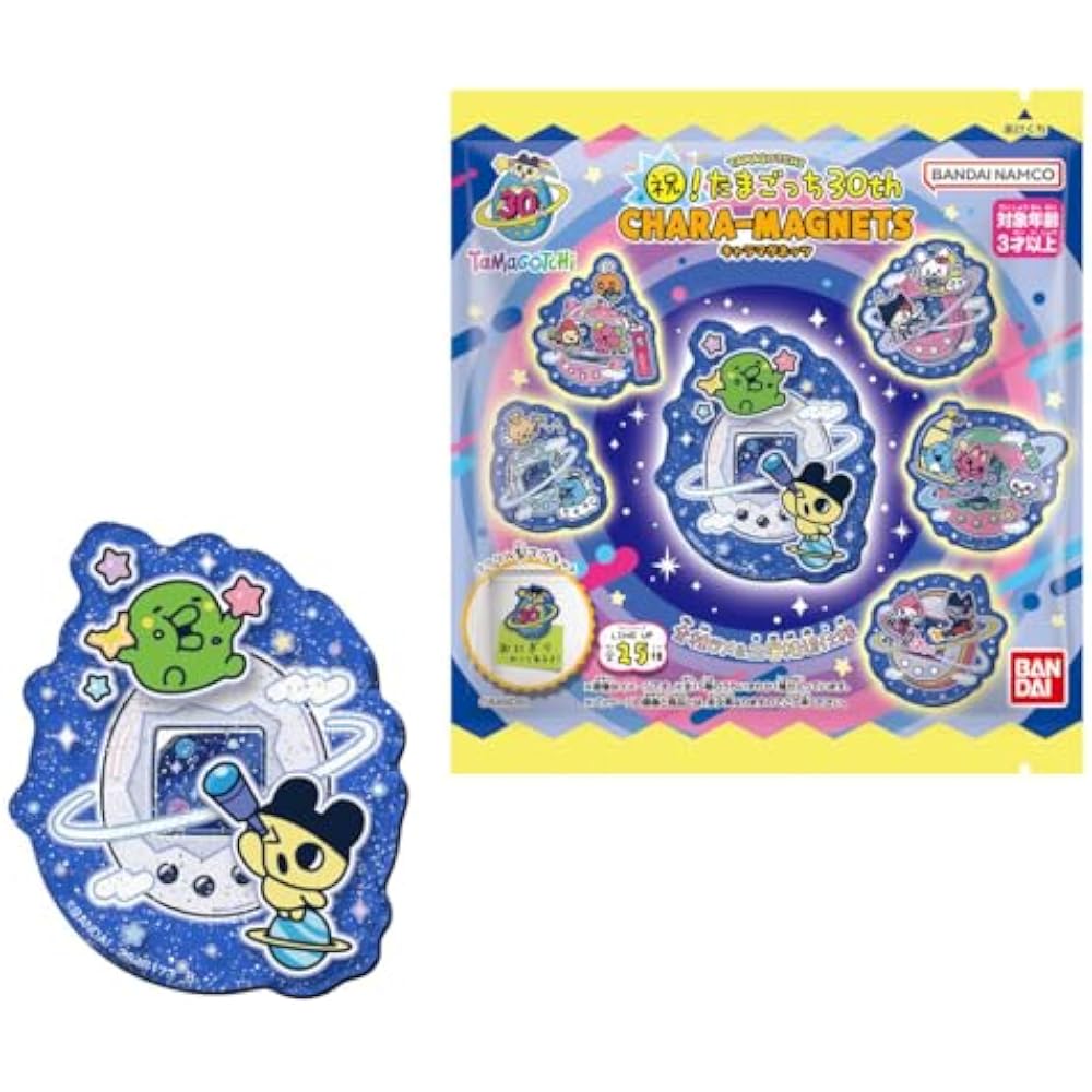 Congrats! Tamagotchi 30th Chara Magnets 14 Pack Box (Food Toy)