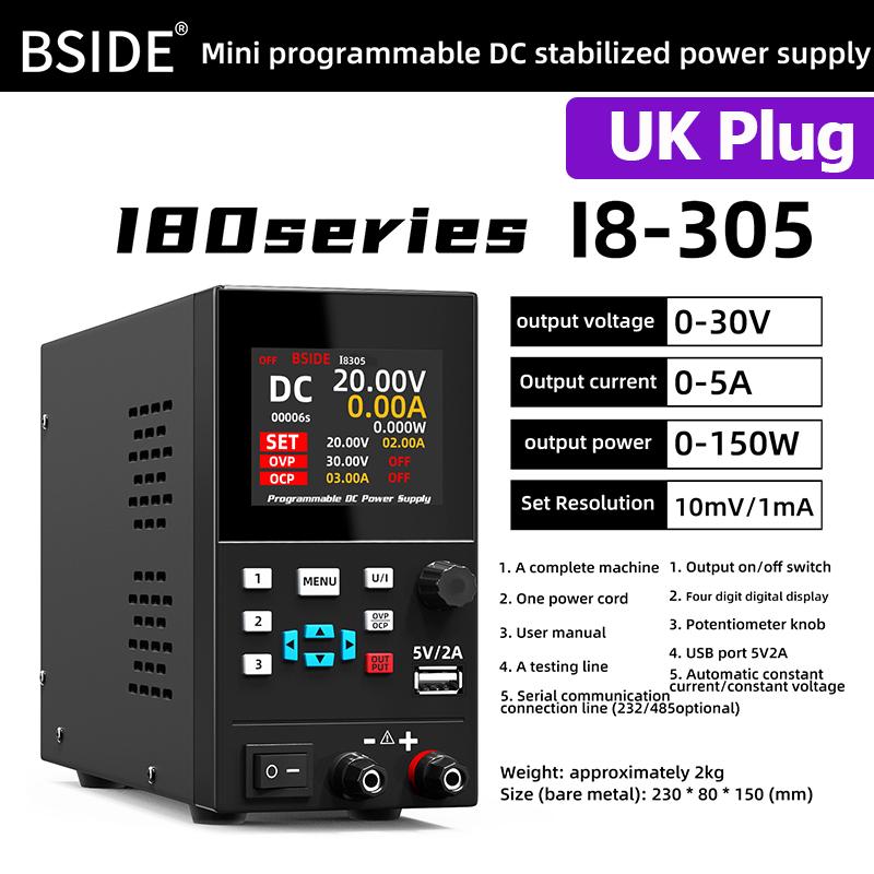 High Precision DC Regulated Power Supply Programmable Power Source Stabilized Switchable Digital Bench Power Supply Stabilizer