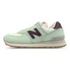 New Balance NB 574 Abrasion Resistant Low Top Running Shoes Women's Green Brown WL574RCF(Team652-NB)