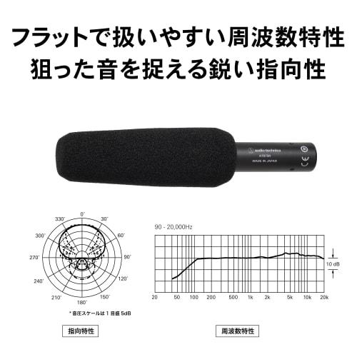 Audio-Technica AT875R Shotgun Microphone, XLR Condenser Microphone with Phantom Power, for Broadcast, Production, and Cameras