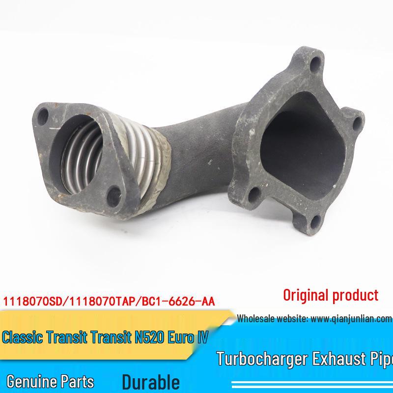 Compatible with Classic Transit Exhaust Bend & Turbocharger Bend; Genuine Original Exhaust Connection Pipe