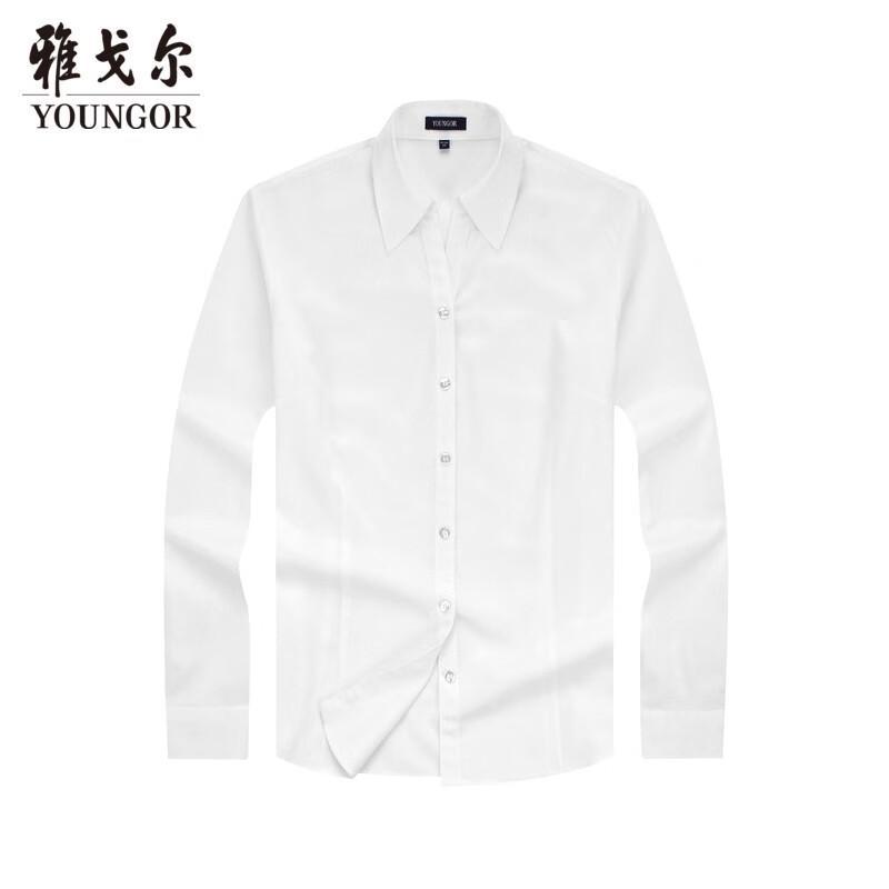 Youngor Women s Business Casual Long-Sleeve Shirt GLDP10171BQF 34