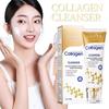 100G SADOER Collagen Facial Cleanser Skincare Firming Moisturizing Face Cleansing Face Wash Foam Cleanser Skin Care Products