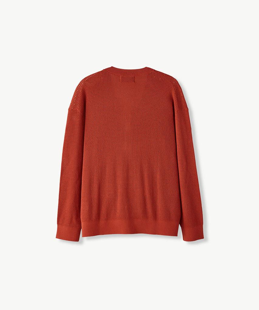 Stco Diems Cool Punching Cardigan Orange (Semi-Oversized Fit)_Dkgvb62Cso