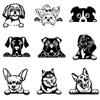 Automobiles Parts Car Stickers Dog Pet Stickers, Car Doors Body Bumpers, Decorative Car Windows Stickers Exterior Accessories