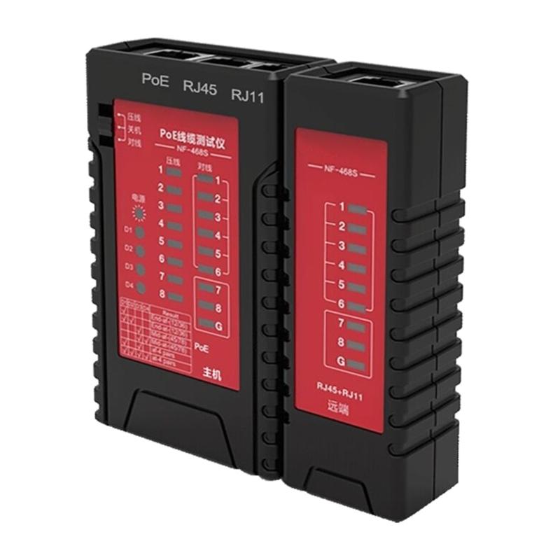 

Internet Cable Tester RJ11 RJ12 RJ45 CAT5 CAT6 CAT7 Ethernet Continuity Checker Simple to Operate for Home & Office Use 1