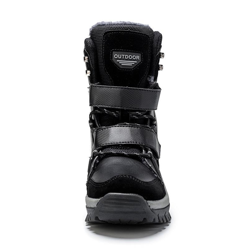Women's Padded Thickened Warm Hiking Mountaineering Thick Soles Comfortable Waterproof Non-slip Sports and Leisure Production Snow Boots Cotton Shoes