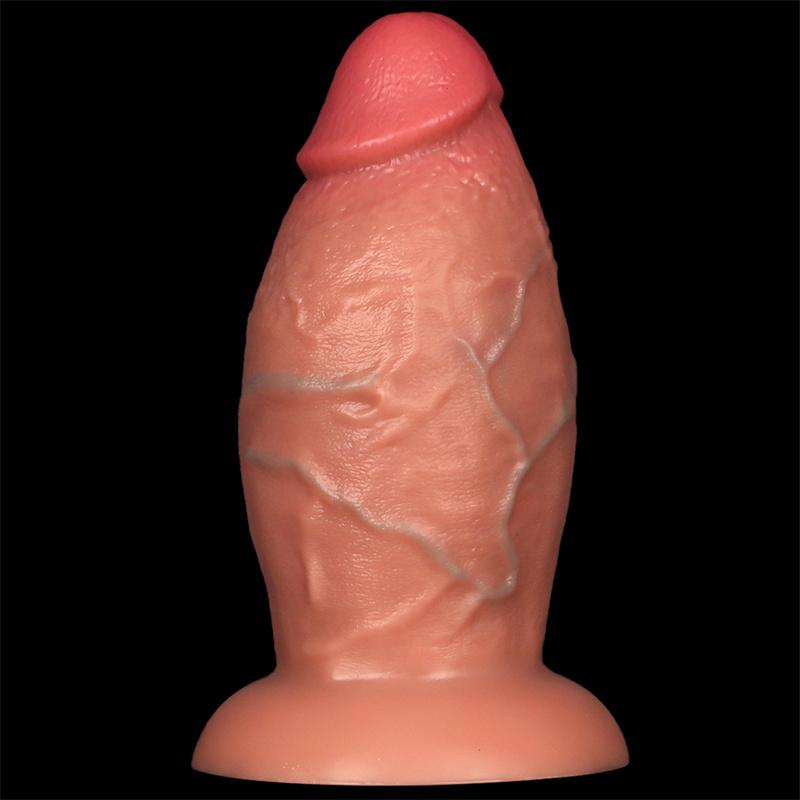 23*10CM Plug anal supradimensionat Penis Silicon lichid Simulare dublă duritate Penis supradimensionat Jucărie sexuală pentru adulți